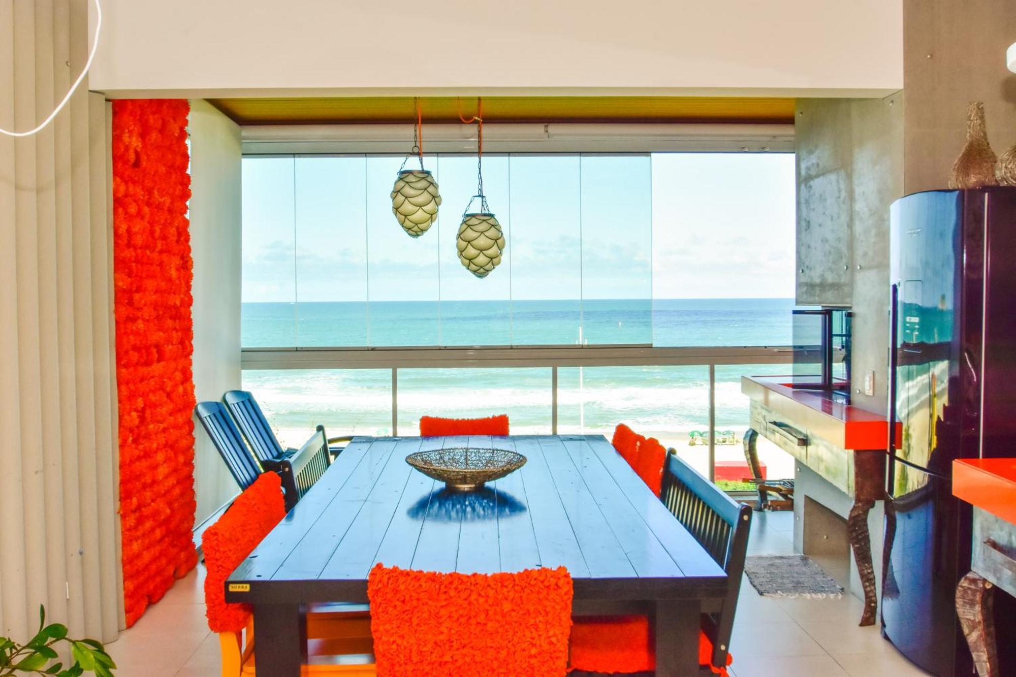 Apartamento Frente Mar Na Praia Do Santinho N880 Florianópolis Eksteriør bilde