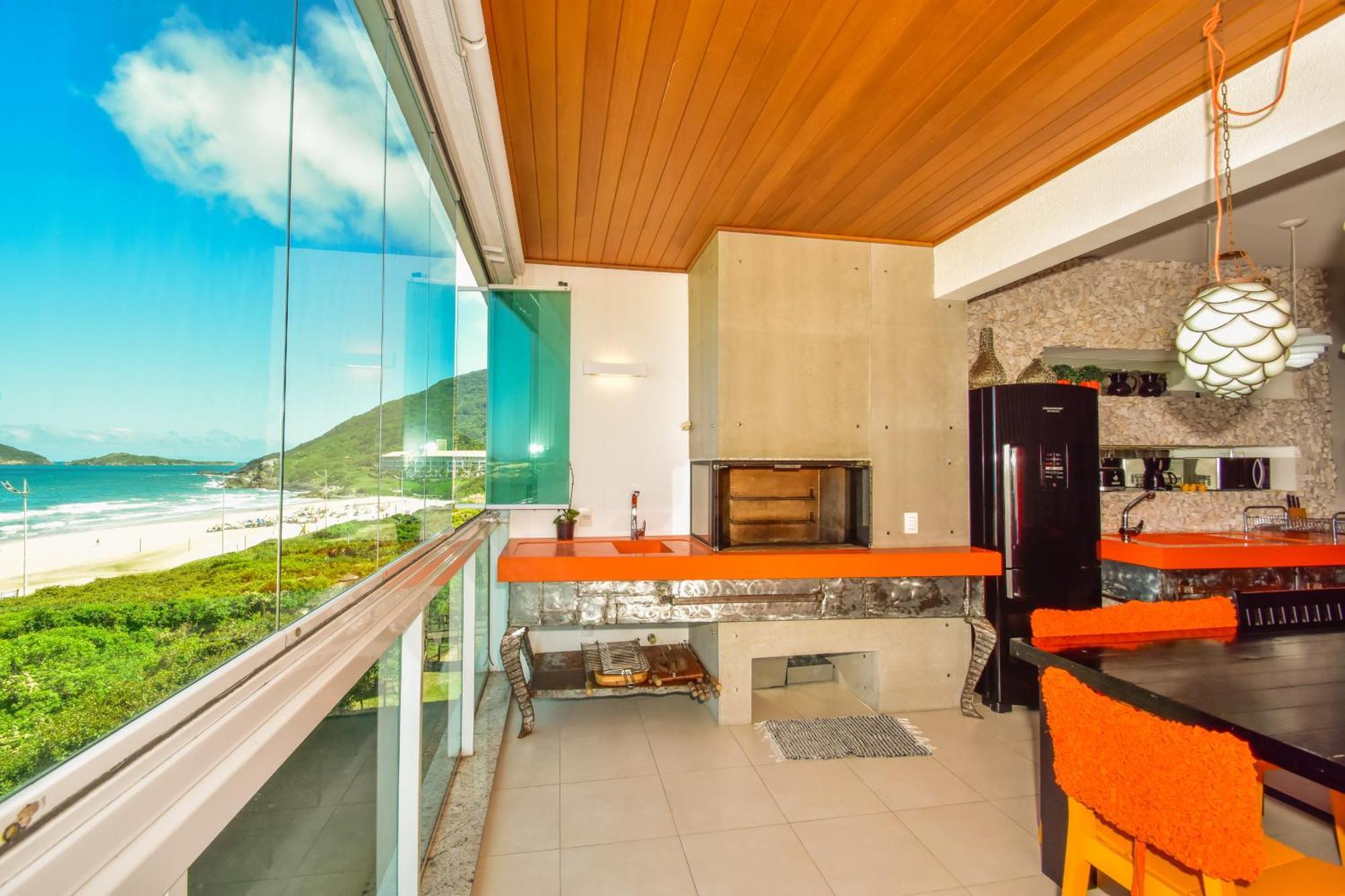 Apartamento Frente Mar Na Praia Do Santinho N880 Florianópolis Eksteriør bilde